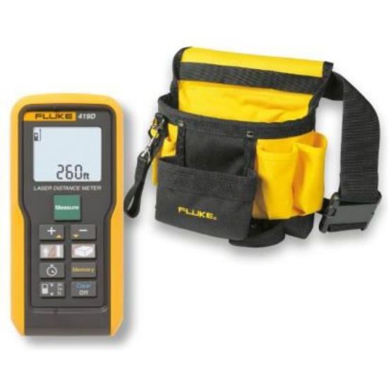 Fluke 419D digitale afstandsmeter (80m) met gratis toolbelt tas