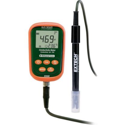 Extech EC600 7-in-1 meter voor geleidbaarheid, TDS, zoutgehalte, weerstand, pH, mV en temperatuur
