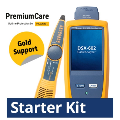 Fluke Networks starter kit met DSX-602-PRO/GLD gebundeld met MT-8200-60-KIT