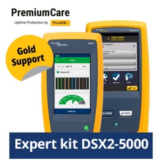 Fluke Networks Expert Kit 1 met DSX2-5000QI/G INT EN LIQ-KIT