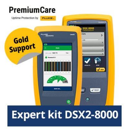 Fluke Networks EXPERT KIT 2 MET DSX2-8000QI/G INT EN LIQ-KIT