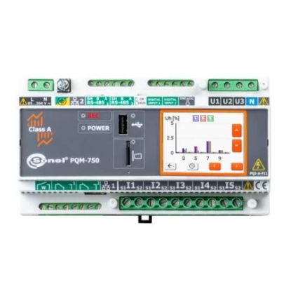 Sonel WMGBPQM75050AC1R1CT5 PQM-750 Fixed Power Quality Analyzer